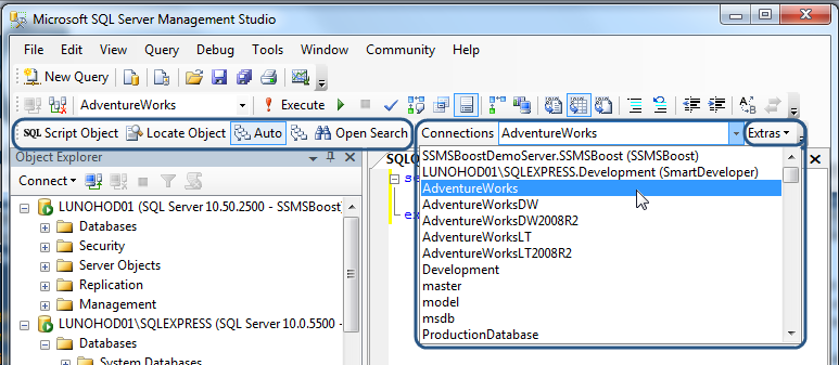 sql management studio