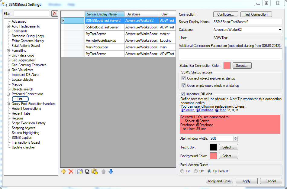 SSMSBoost add-in - productivity tools pack for Sql Server Management Studio  2018 / 2017 / 2016 / 2014 / 2012 / 2008