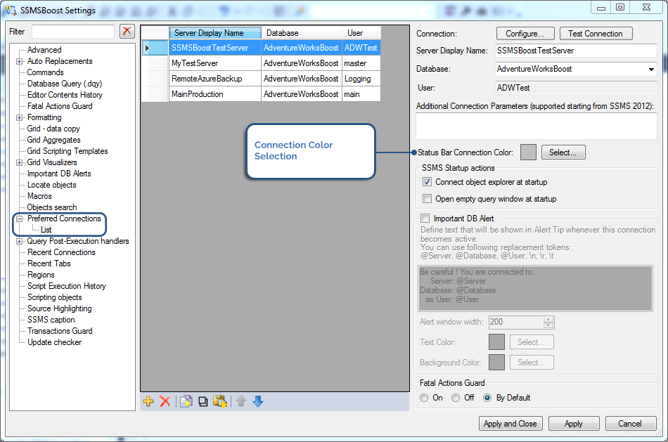 open adventureworks database with ssms